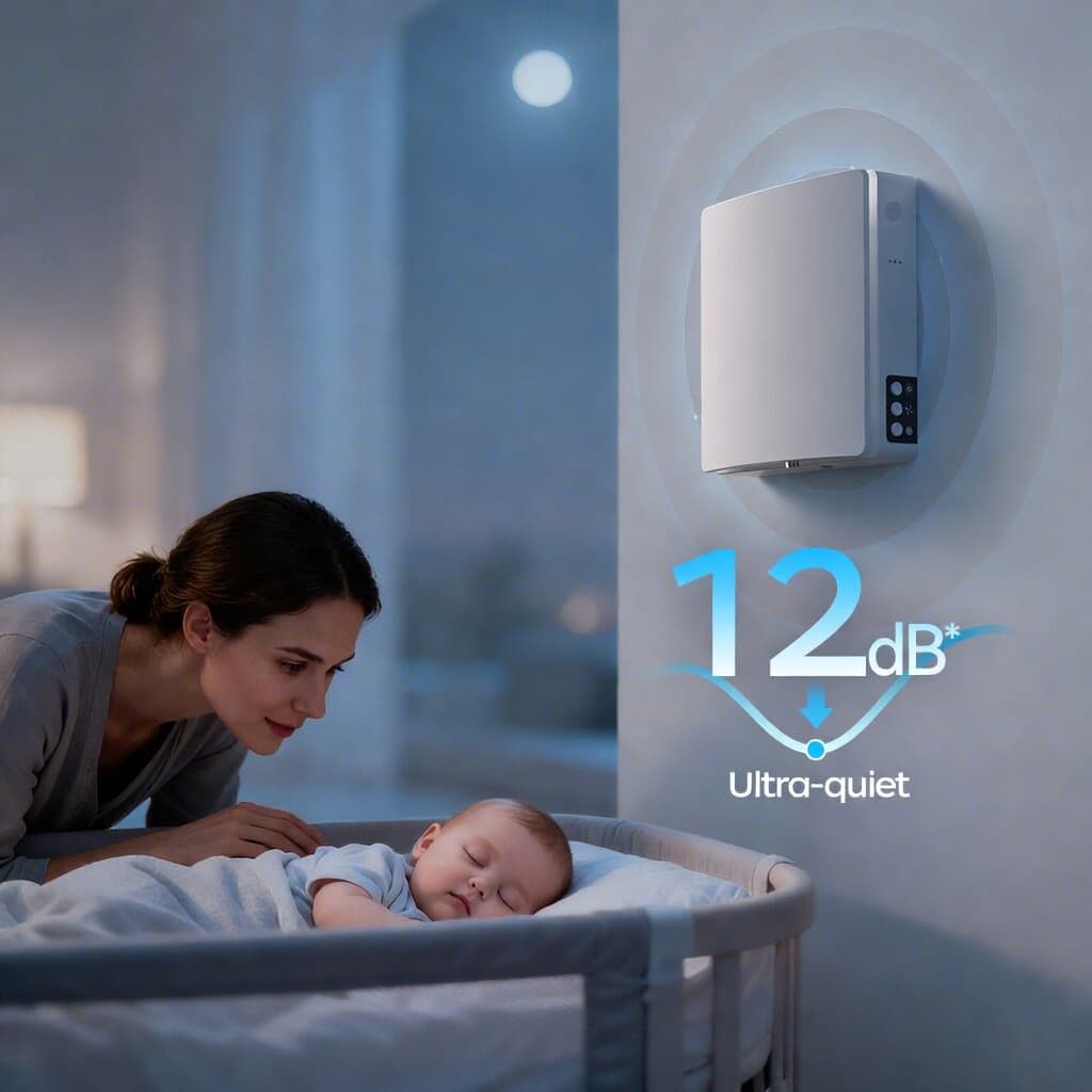 12 dB — lydløs drift